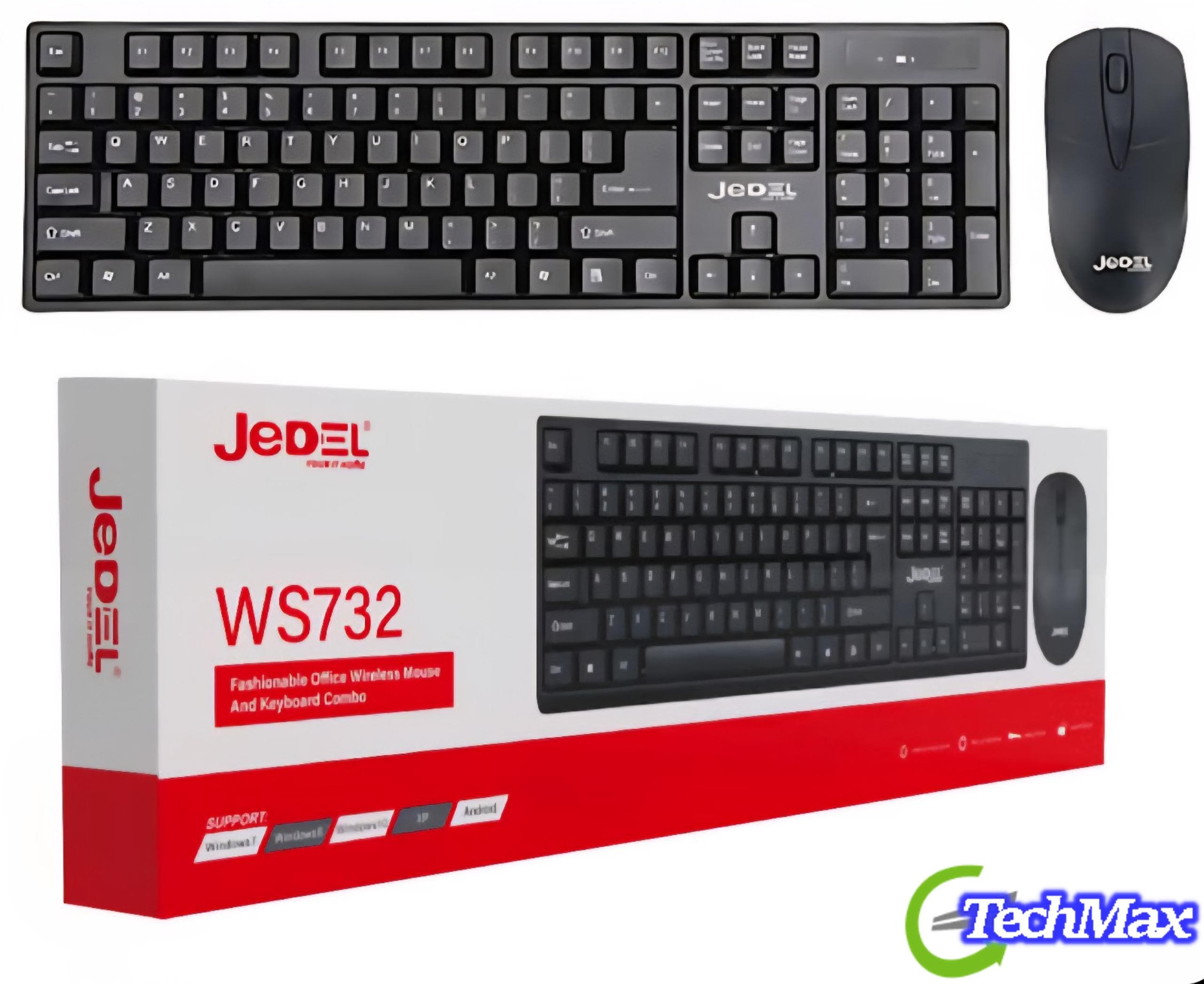 Jedel WS732 Wireless Keyboard And Mouse Combo