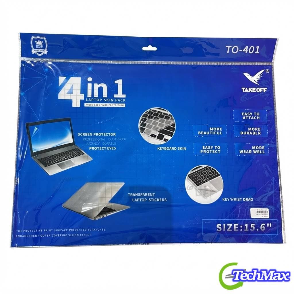 4 in 1 Laptop Skin Pack Protector Full Body