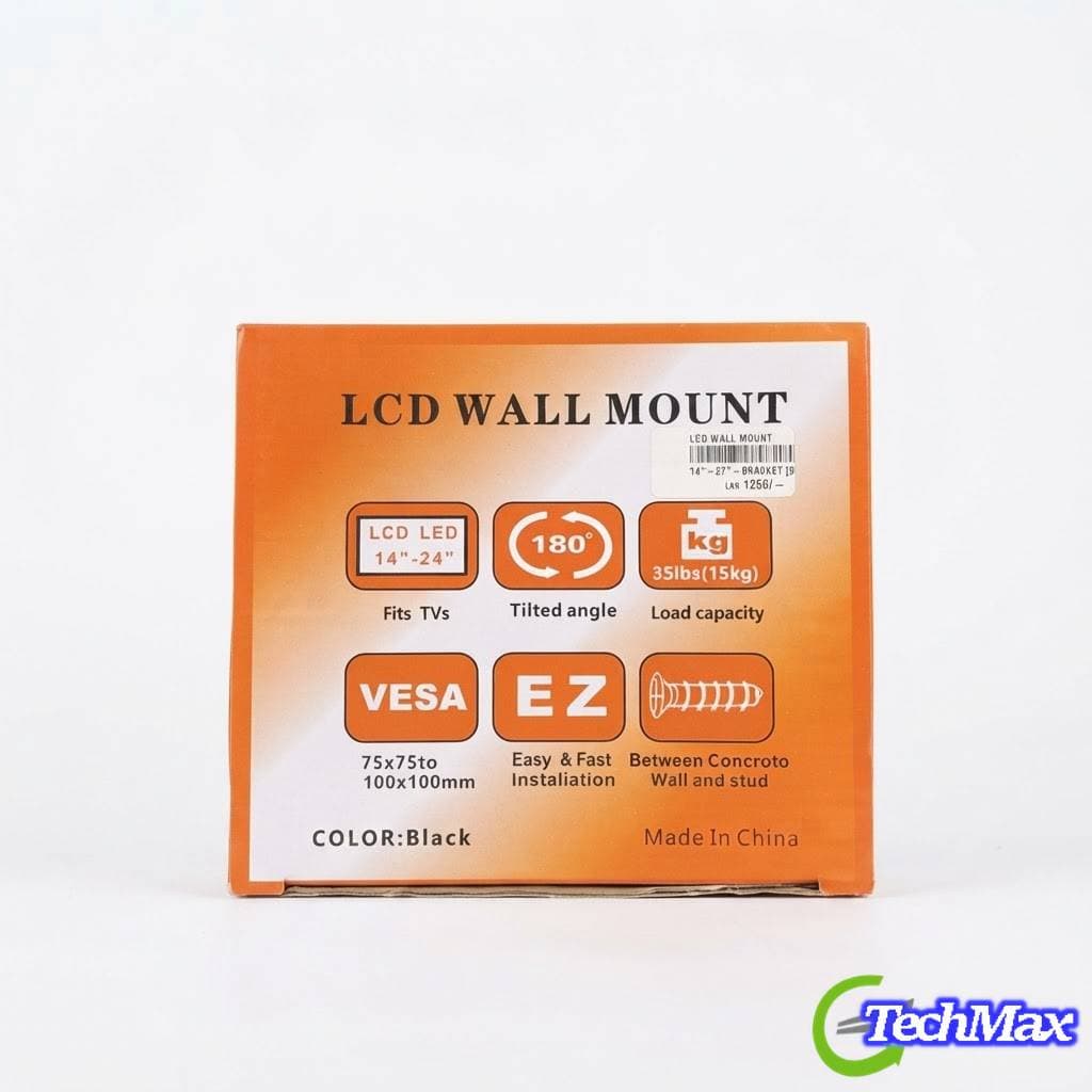LCD Wall Mount Bracket for 14″–24″ TVs & Monitors